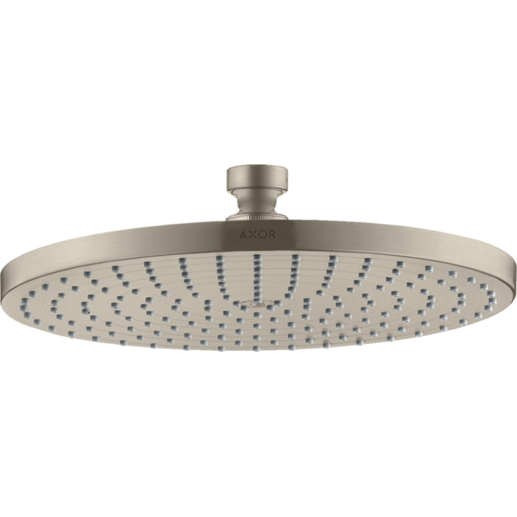 Mynd af AXOR Starck sturtuhaus Ø240mm Burstað nikkel