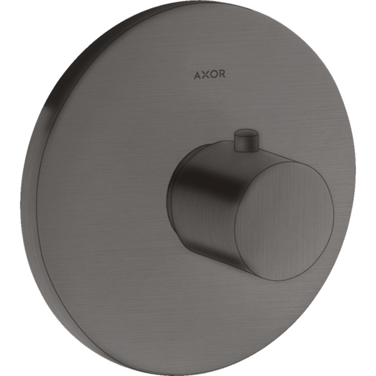 Mynd af AXOR Uno HighFlow innb. hitastillir Svart burstað króm