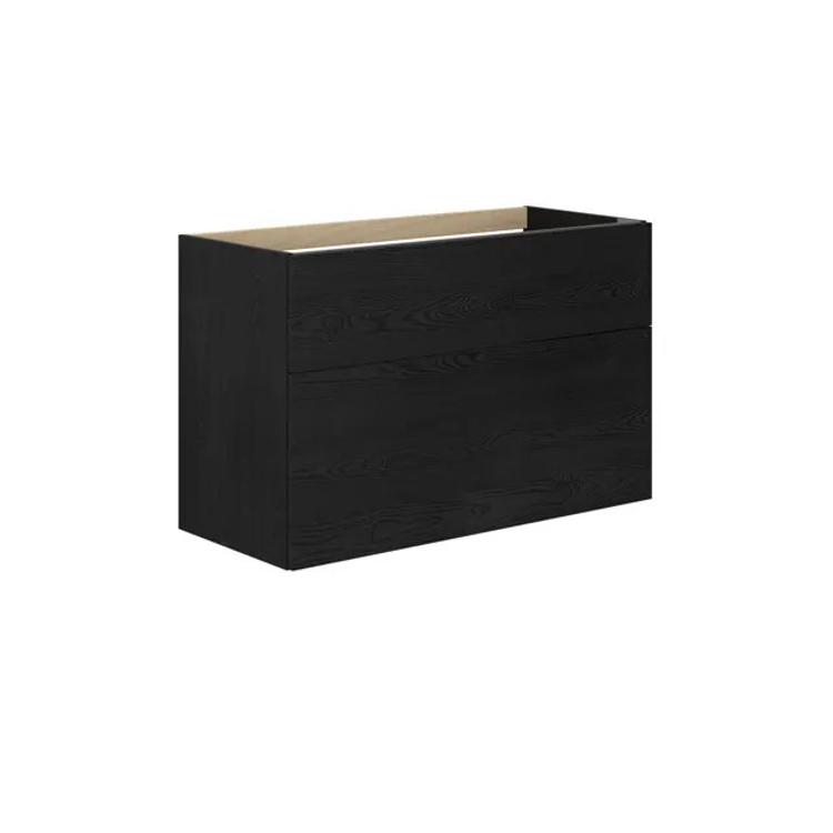 Mynd af Dansani Stand skúffuskápur 100x44x64cm Svört eik