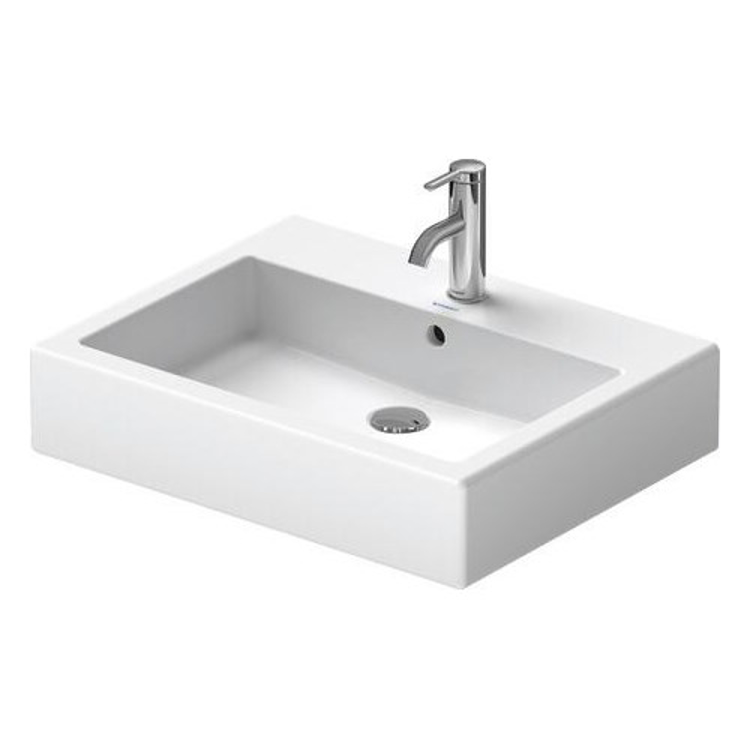 Mynd af Duravit Vero slípuð borðhandlaug m. gati 60x47cm
