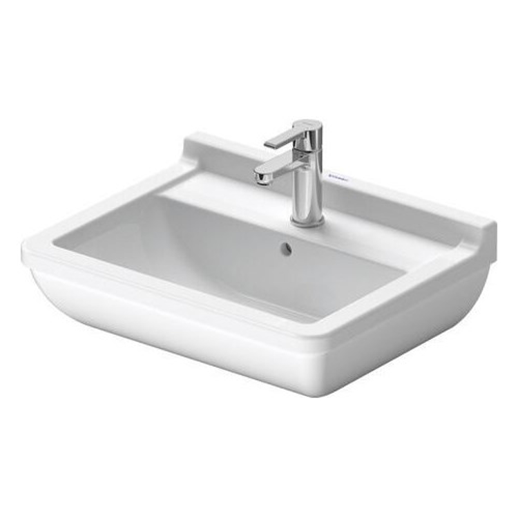 Mynd af Duravit Starck 3 WonderGliss vegghandlaug 55x43cm Hvítur glans
