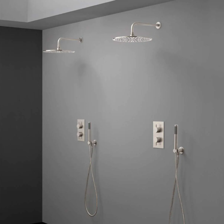 Mynd af Crosswater MPRO sturtuhaus Ø300mm Burstað stál