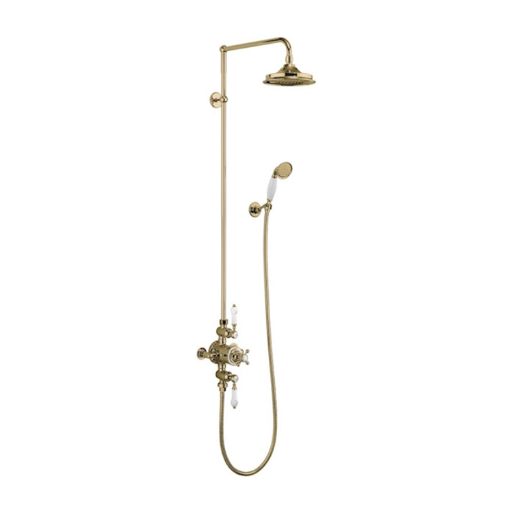 Mynd af Burlington Avon Thermostatic sturtusett Ø236mm Gull