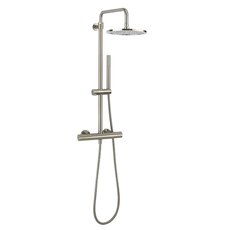 Mynd af Crosswater Multifunction sturtusett m. handsturtu Burstað stál