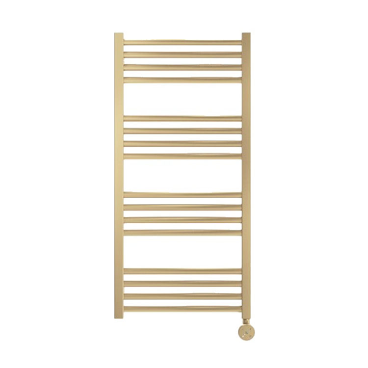 Mynd af Crosswater MPRO handklæðaofn rafmagns 430x900mm Burstað brass