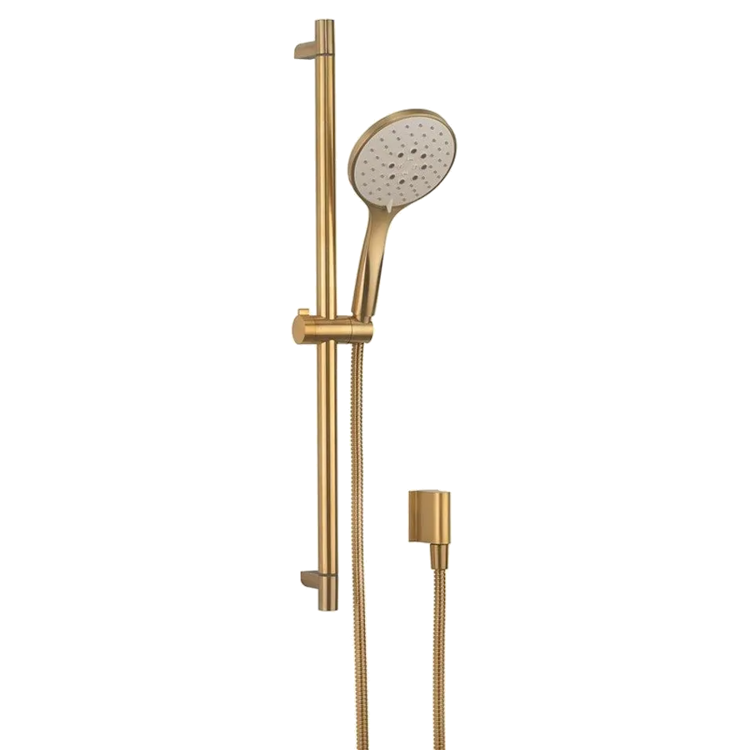 Mynd af Crosswater MPRO handsturtusett m. stöng Burstað brass